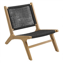 Harbour Acacia Wood Outdoor Lounge Chair